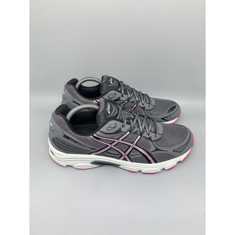 Asics Gel-Vanisher Gray Pink Running Shoes T75BQ Women's Sz 11